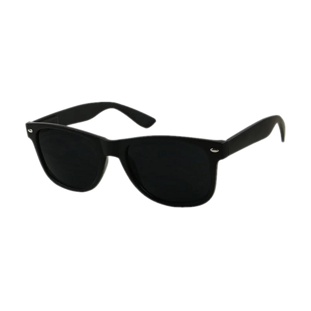 ShadyVEU Super Dark Black Sunglasses UV Protection Lens Spring Hinge 80s Vintage Retro Inspired Shades
